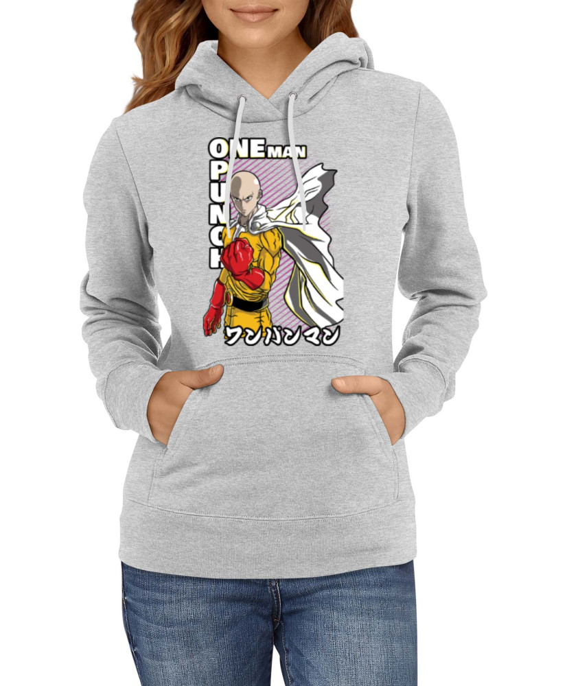 Дамски Суитшърт Japan Manga Comics Anime One Punch Man Saitama 01 Var-010 Дамски Суитшърт Japan Manga Comics Anime One Punch Man Saitama 01 Var-010