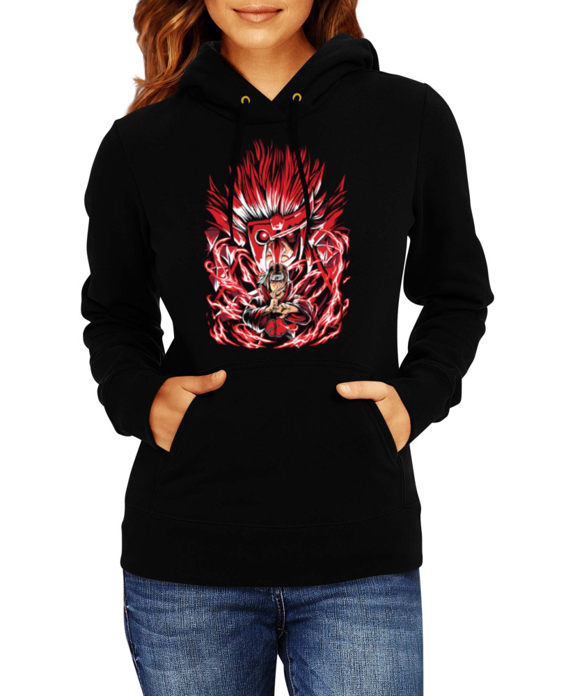 Дамски Суитшърт Japan Manga Comics Anime Naruto Itachi Uchiha Akatsuki Var-047