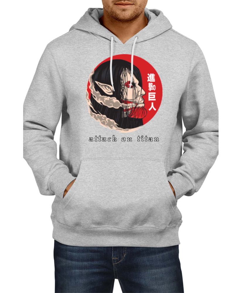 Мъжки Суитшърт Japan Manga Comics Anime Attack On Titan Eren Yeager 06 Var-014