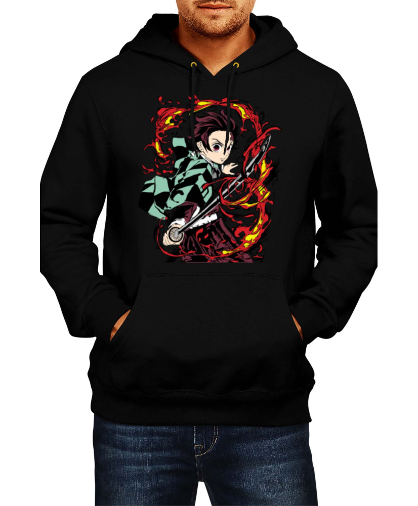 Мъжки Суитшърт Japan Manga Comics Anime Demon Slayer Tanjiro Kamado 07 Var-019