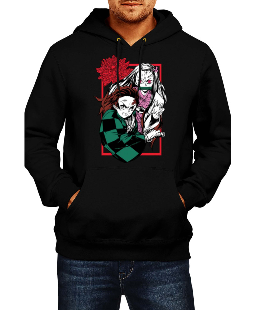 Мъжки Суитшърт Japan Manga Comics Anime Demon Slayer Tanjiro Nezuko Kamado 002 Var-023
