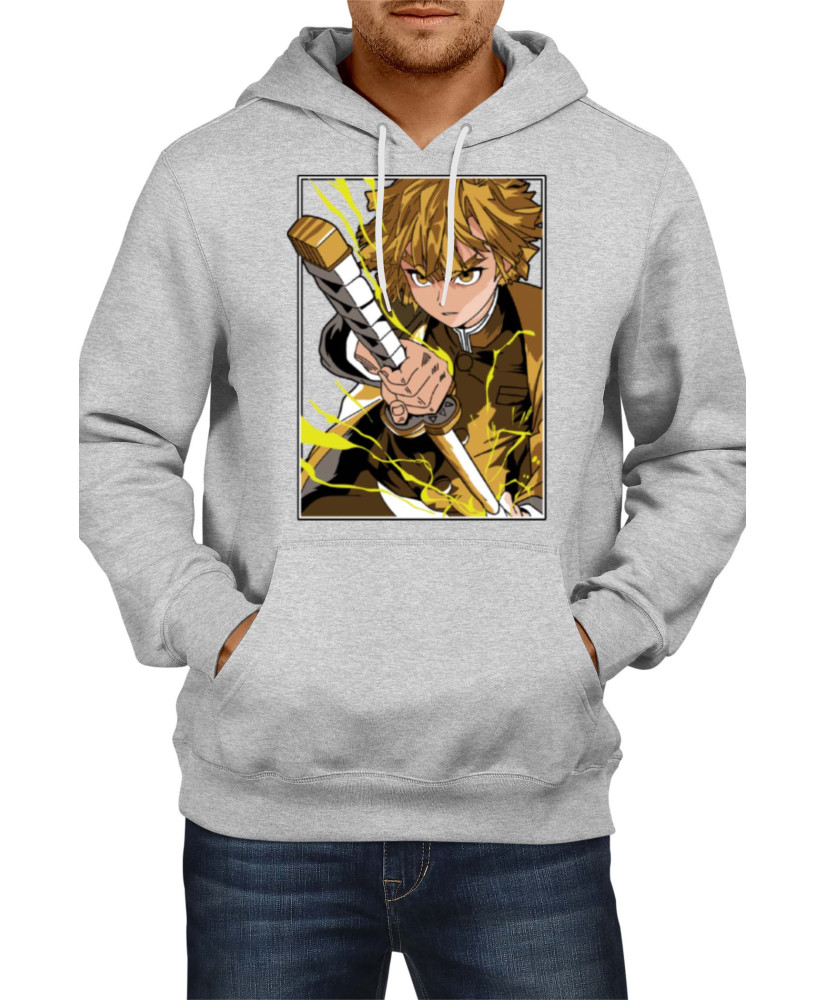Мъжки Суитшърт Japan Manga Comics Anime Demon Slayer Zenitsu Agatsuma Var-025