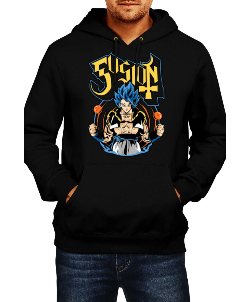 Мъжки Суитшърт Japan Manga Comics Anime Dragon Ball Z Gogeta Fusion Var-013 Мъжки Суитшърт Japan Manga Comics Anime Dragon Ball Z Gogeta Fusion Var-013