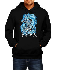 Мъжки Суитшърт Japan Manga Comics Anime Dragon Ball Z Goku Dragon Saiyan Var-003