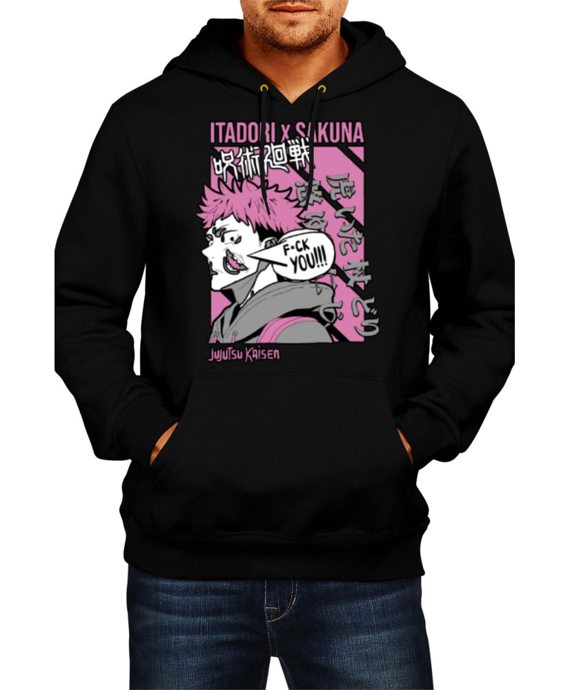 Мъжки Суитшърт Japan Manga Comics Anime Jujutsu Kaisen Itadori Sakuna Var-012