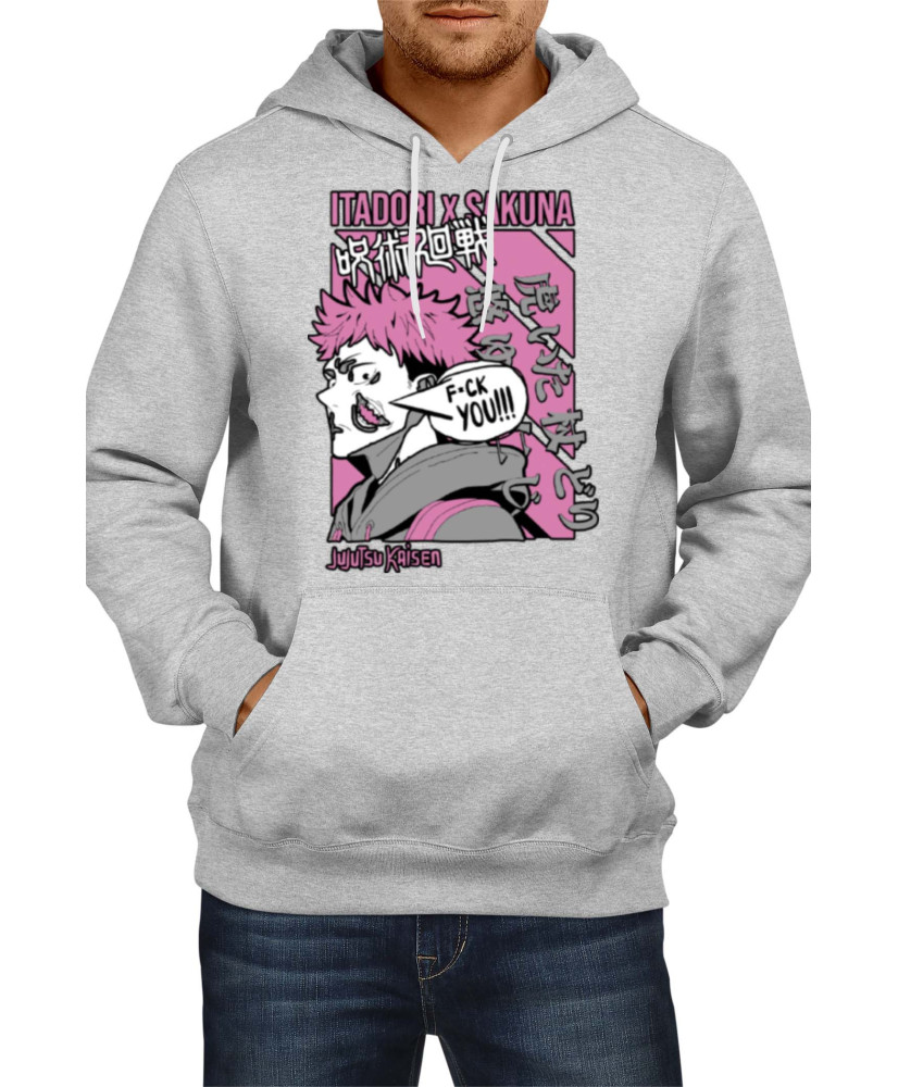 Мъжки Суитшърт Japan Manga Comics Anime Jujutsu Kaisen Itadori Sakuna Var-012