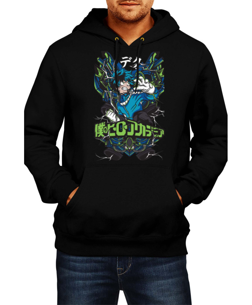 Мъжки Суитшърт Japan Manga Comics Anime My Hero Academia Izuku Midoriya Var-001