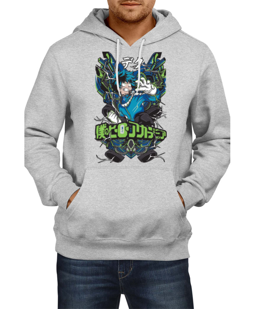 Мъжки Суитшърт Japan Manga Comics Anime My Hero Academia Izuku Midoriya Var-001