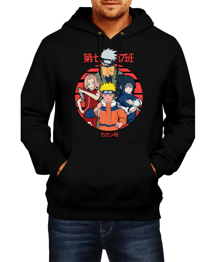 Мъжки Суитшърт Japan Manga Comics Anime Naruto Team 7 01 Var-031 Мъжки Суитшърт Japan Manga Comics Anime Naruto Team 7 01 Var-031