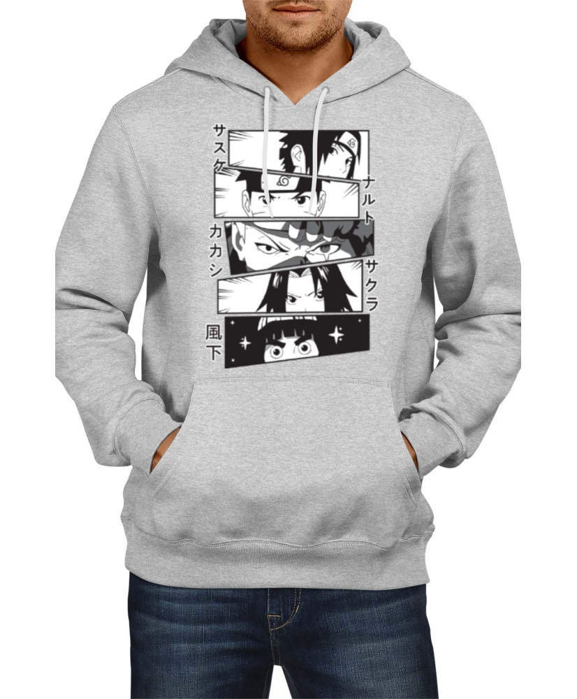 Мъжки Суитшърт Japan Manga Comics Anime Naruto Team 7 02 Var-050 Мъжки Суитшърт Japan Manga Comics Anime Naruto Team 7 02 Var-050