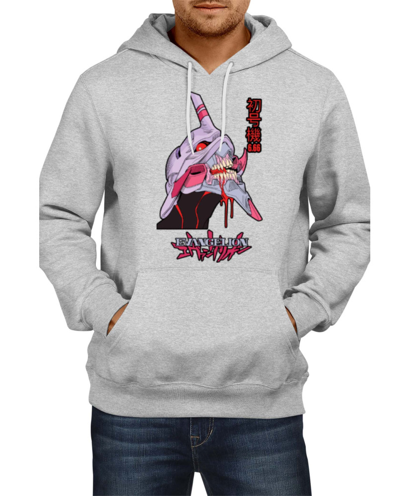 Мъжки Суитшърт Japan Manga Comics Anime Neon Genesis Evangelion Eva Unit 03 Mech Var-037