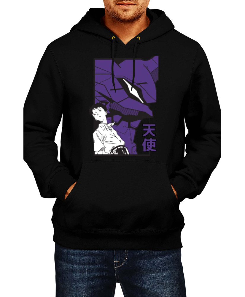 Мъжки Суитшърт Japan Manga Comics Anime Neon Genesis Evangelion Shinji Eva Var-038
