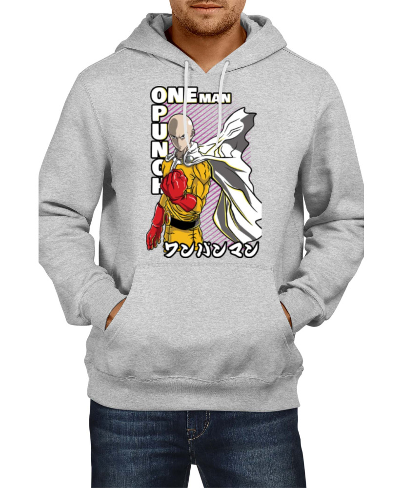 Мъжки Суитшърт Japan Manga Comics Anime One Punch Man Saitama 01 Var-010 Мъжки Суитшърт Japan Manga Comics Anime One Punch Man Saitama 01 Var-010