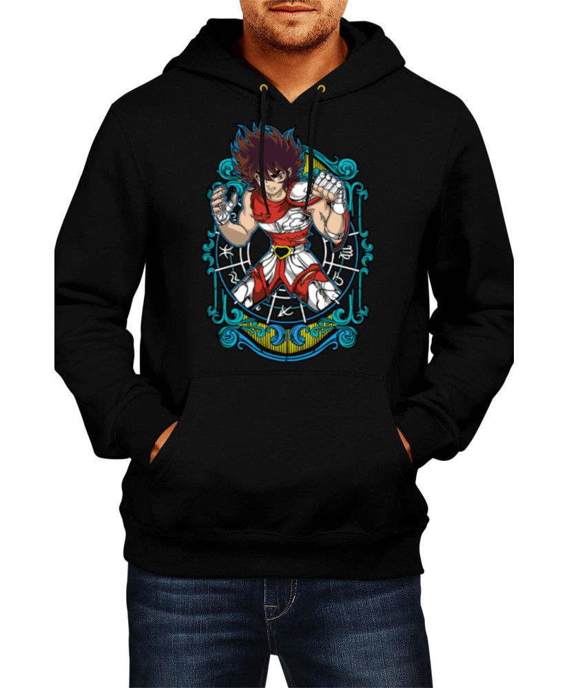 Мъжки Суитшърт Japan Manga Comics Anime Saint Seiya Pegasus Var-011