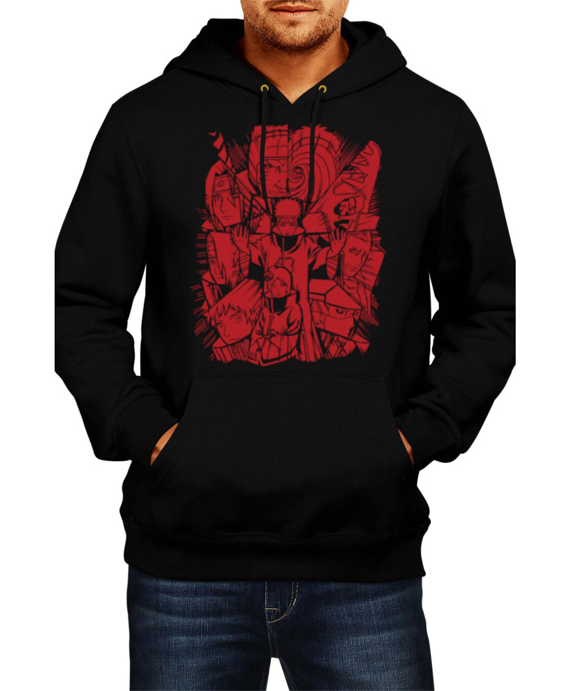 Мъжки Суитшърт Japan Manga Comics Anime Naruto Akatsuki Members Var-043 Мъжки Суитшърт Japan Manga Comics Anime Naruto Akatsuki Members Var-043