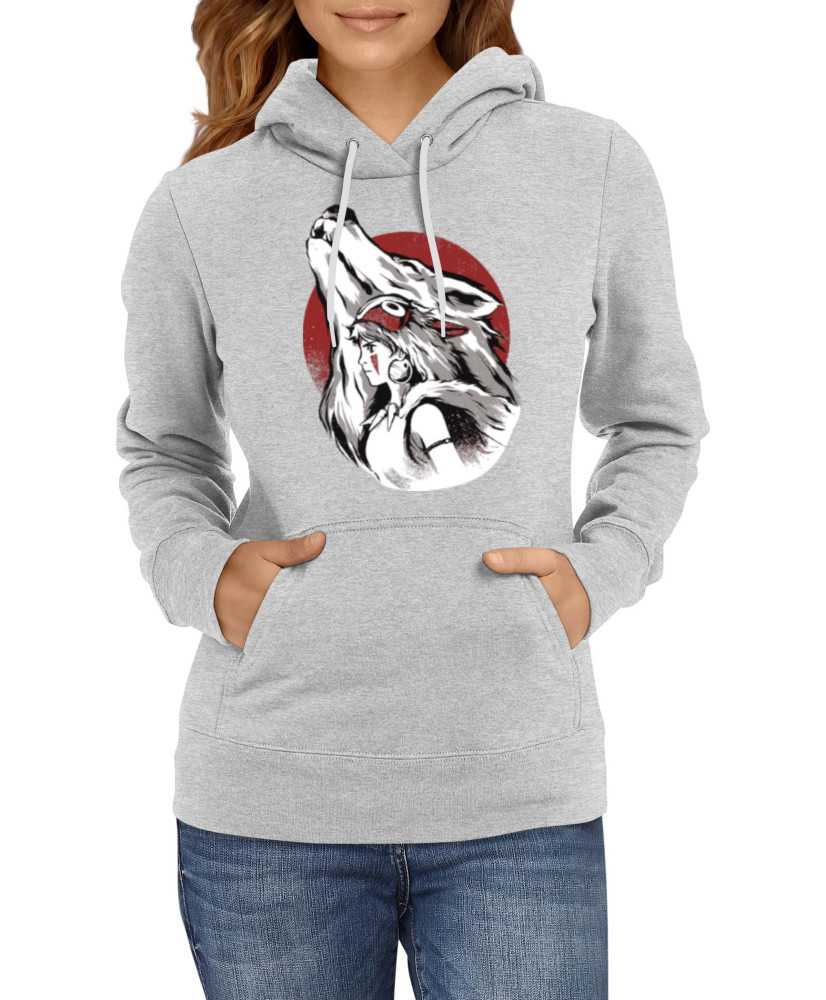 Дамски Сутичър Japan Anime Manga Princess Mononoke Wolf Дамски Сутичър Japan Anime Manga Princess Mononoke Wolf