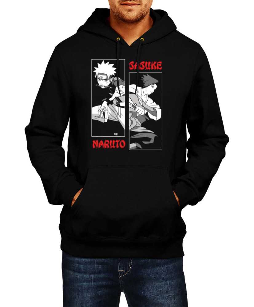 Мъжки Суитчър Japan Anime Manga Naruto Vs Sasuke Мъжки Суитчър Japan Anime Manga Naruto Vs Sasuke