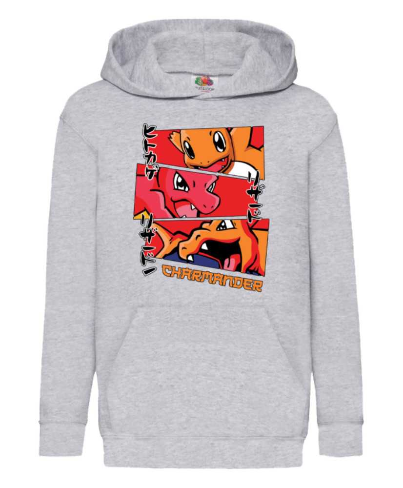 Детски Суитчър Japan Manga Anime Comics Animation Pokemon Charmander Stages Детски Суитчър Japan Manga Anime Comics Animation Pokemon Charmander Stages