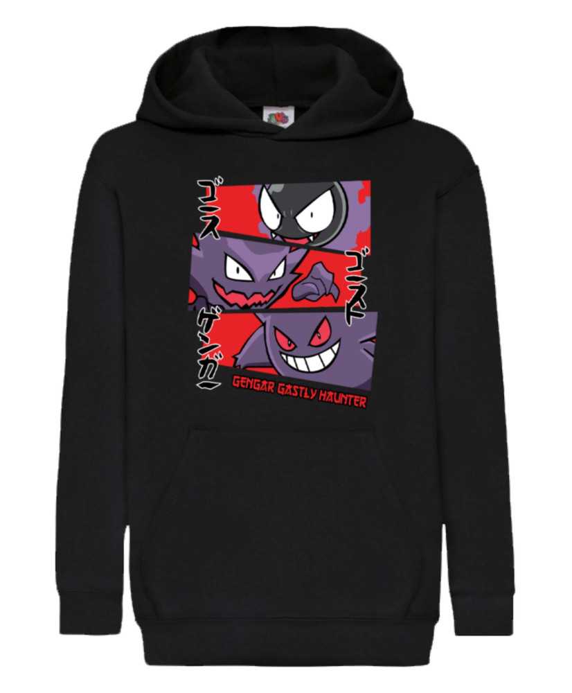 Детски Суитчър Japan Manga Anime Comics Animation Pokemon Gastly Haunter Детски Суитчър Japan Manga Anime Comics Animation Pokemon Gastly Haunter