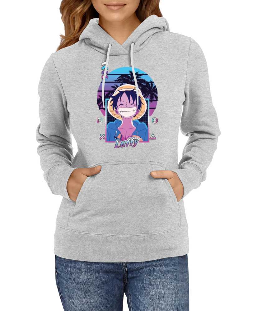 Дамски Сутичър Manga Japan Anime Comics Animation One Piece Retro Sunset Monkey