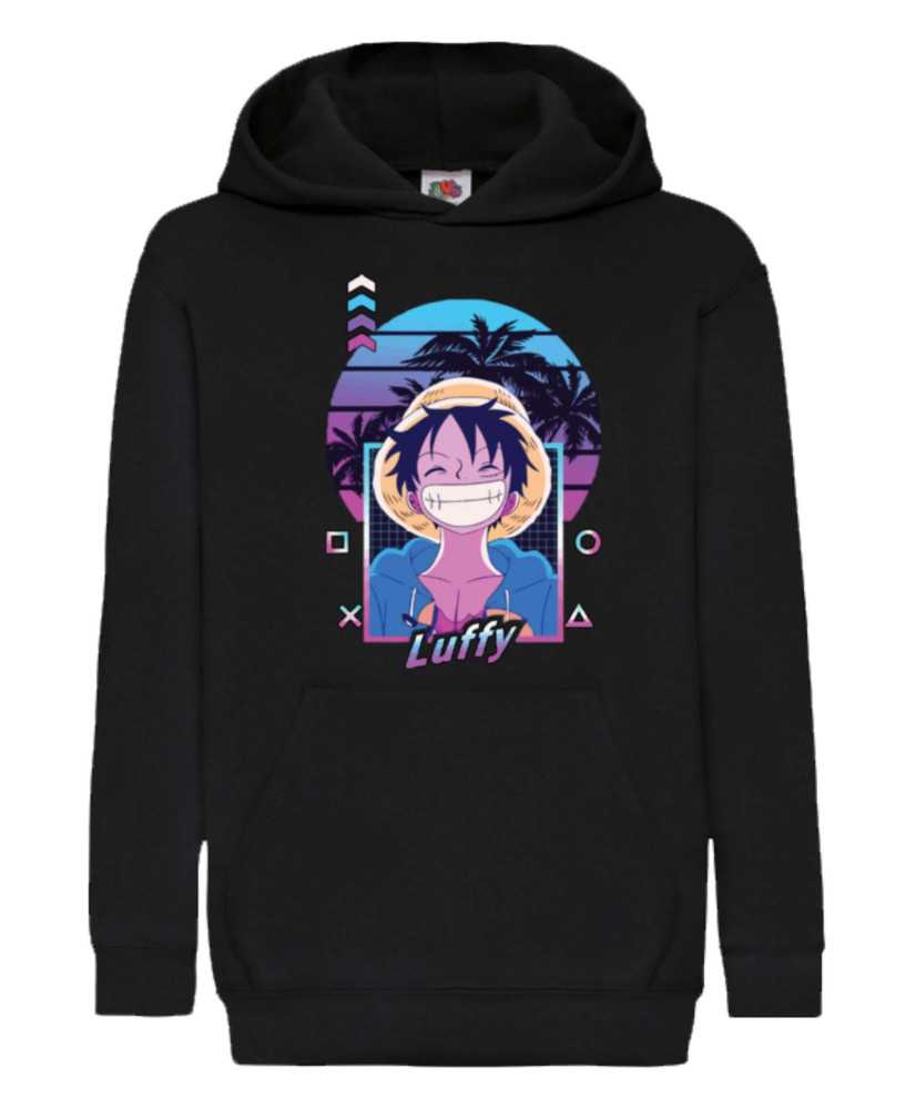 Детски Суитчър Manga Japan Anime Comics Animation One Piece Retro Sunset Monkey