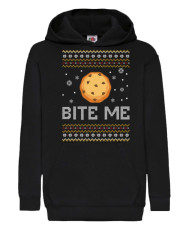 Детски Коледен Суитчър Bite Me Christmas Cookie