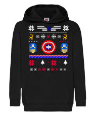 Детски Коледен Суитчър Captain America