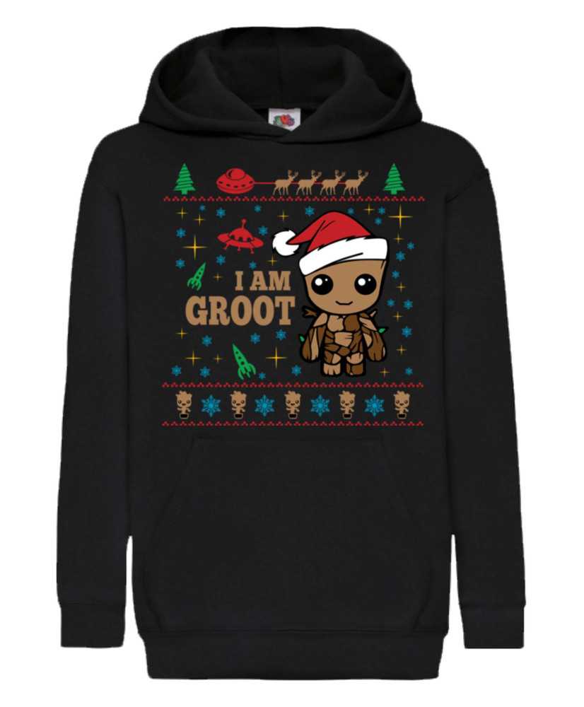 Детски Коледен Суитчър Guardians Of The Galaxy Groot Christmas 02
