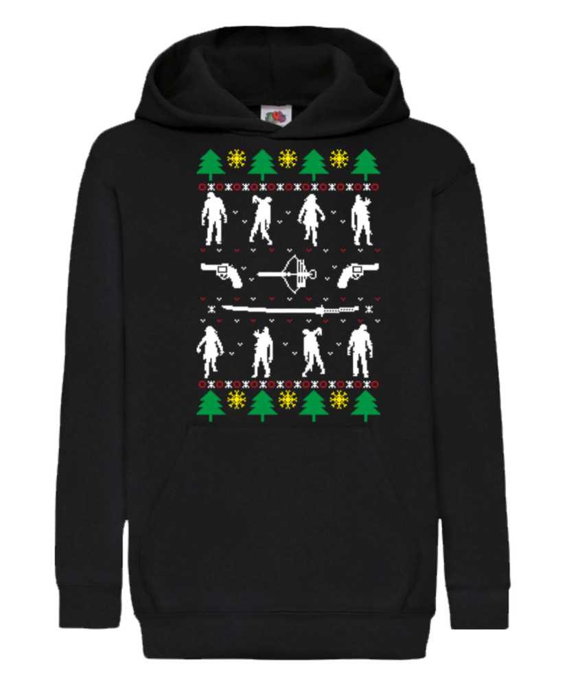 Детски Коледен Суитчър The Walking Dead Zombies Christmas 01