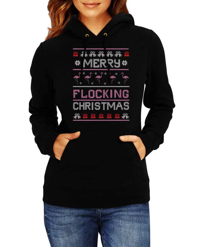 Дамски Коледен Суитшърт Merry Flocking Christmas