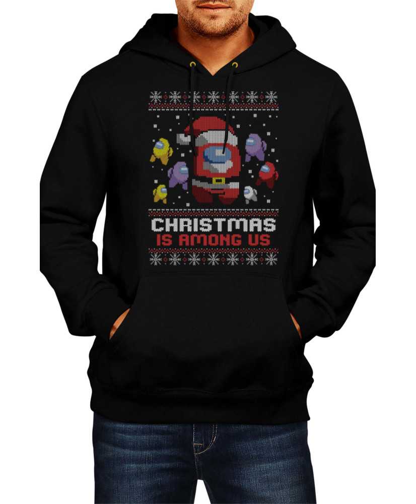 Мъжки Коледен Суитчър Christmas Is Among Us