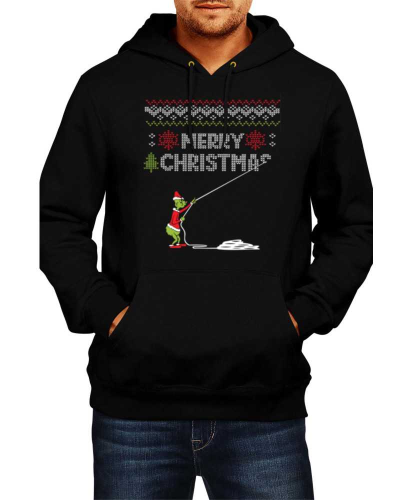 Мъжки Коледен Суитчър Grinch Merry Christmas