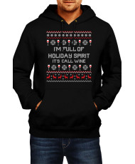 Мъжки Коледен Суитчър I Am Full Of Holiday Spirit