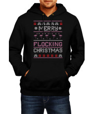 Мъжки Коледен Суитчър Merry Flocking Christmas