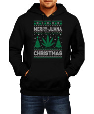 Мъжки Коледен Суитчър Merry Juana Christma