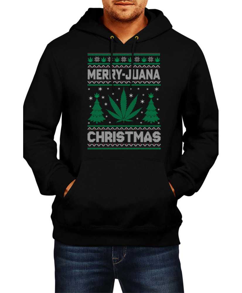 Мъжки Коледен Суитчър Merry Juana Christma