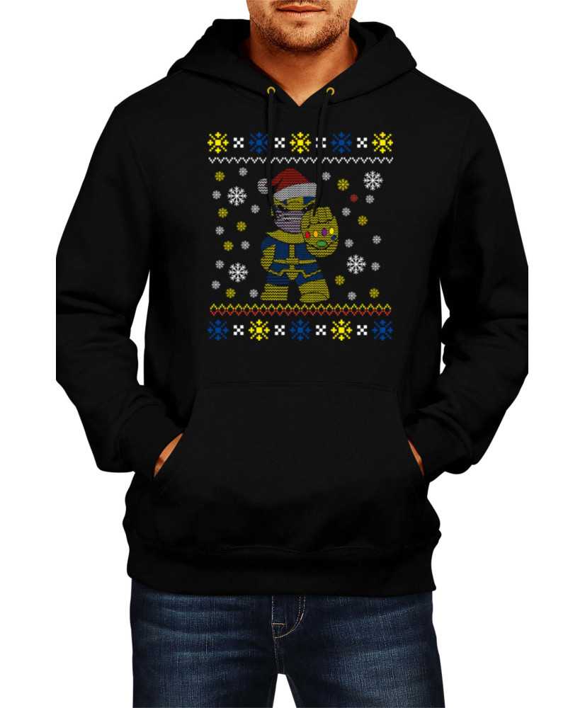Мъжки Коледен Суитчър Thanos Santa 02