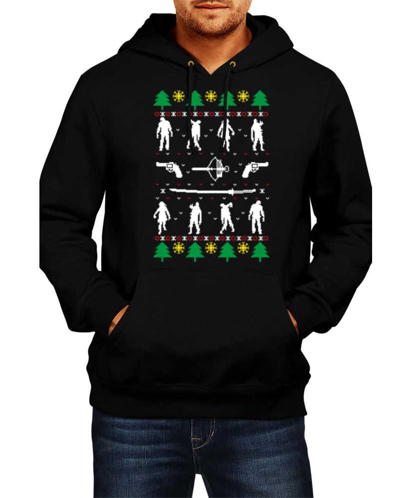 Мъжки Коледен Суитчър The Walking Dead Zombies Christmas 01