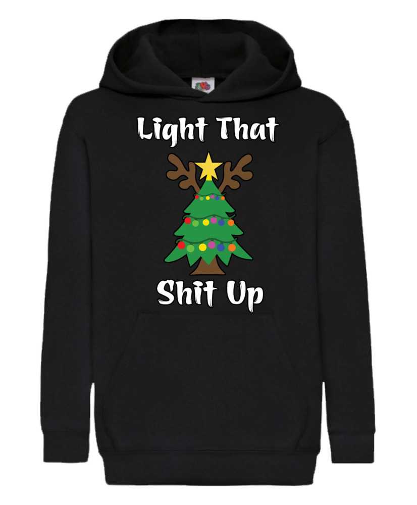 Детски Коледен Суитшърт Light That Sh*T Up