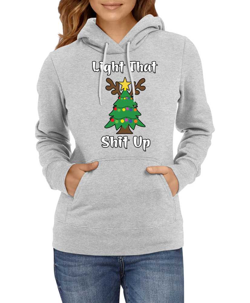 Дамски Коледен Суитчър Light That Sh*T Up