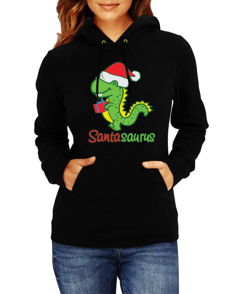 Дамски Коледен Суитчър Santasaurus