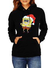 Дамски Коледен Суитчър Spongebob Christmas Hat