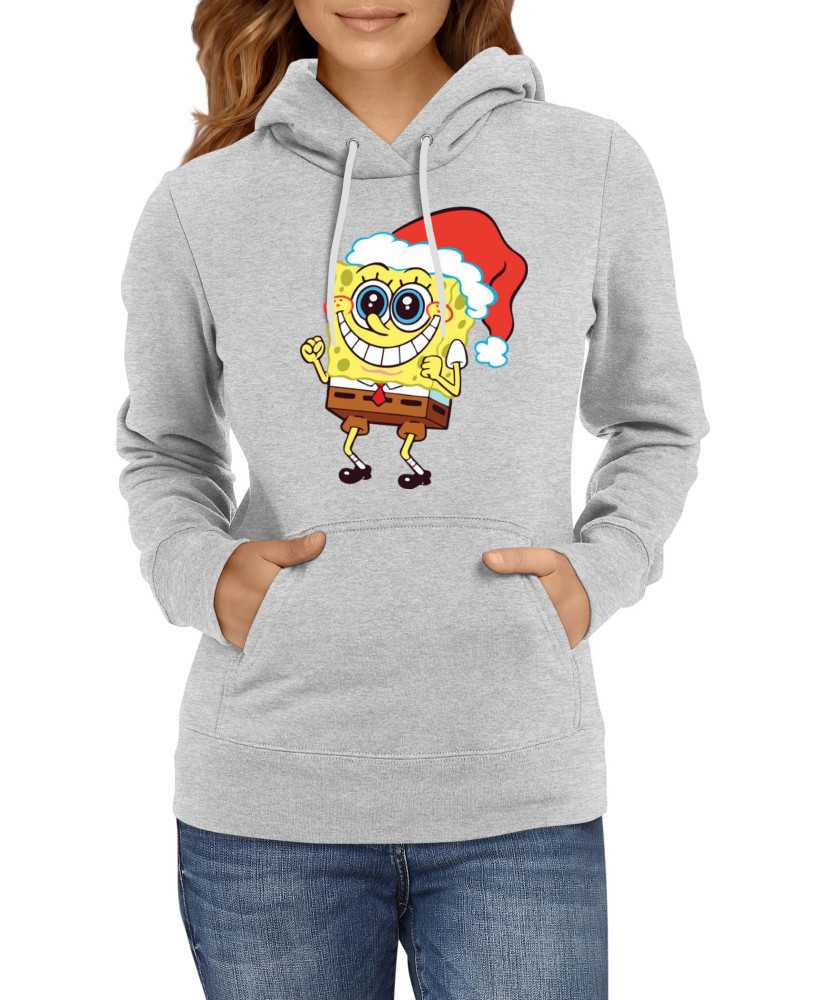 Дамски Коледен Суитчър Spongebob Christmas Hat