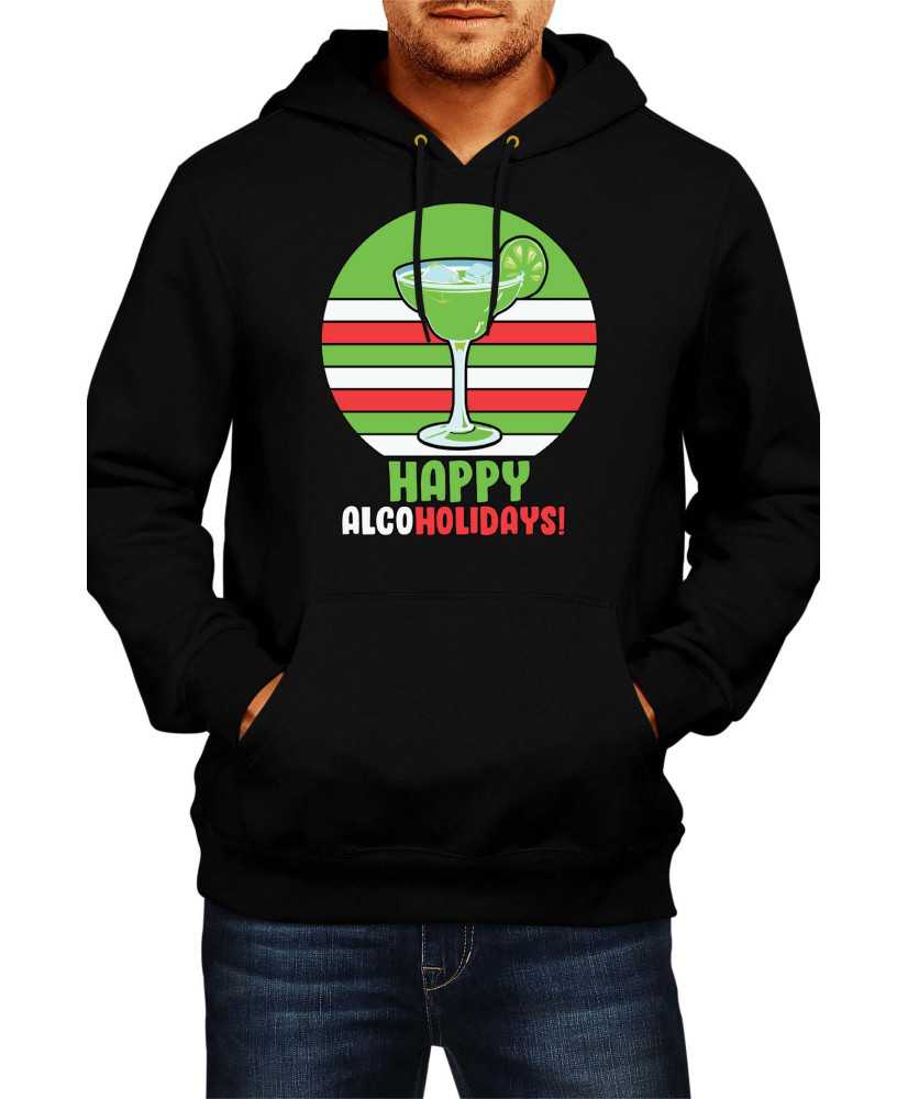 Мъжки Коледен Суитчър Happy Alcoholidays