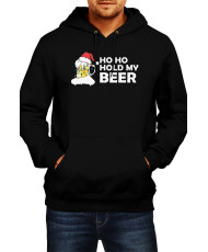 Мъжки Коледен Суитчър Ho Ho Hold My Beer