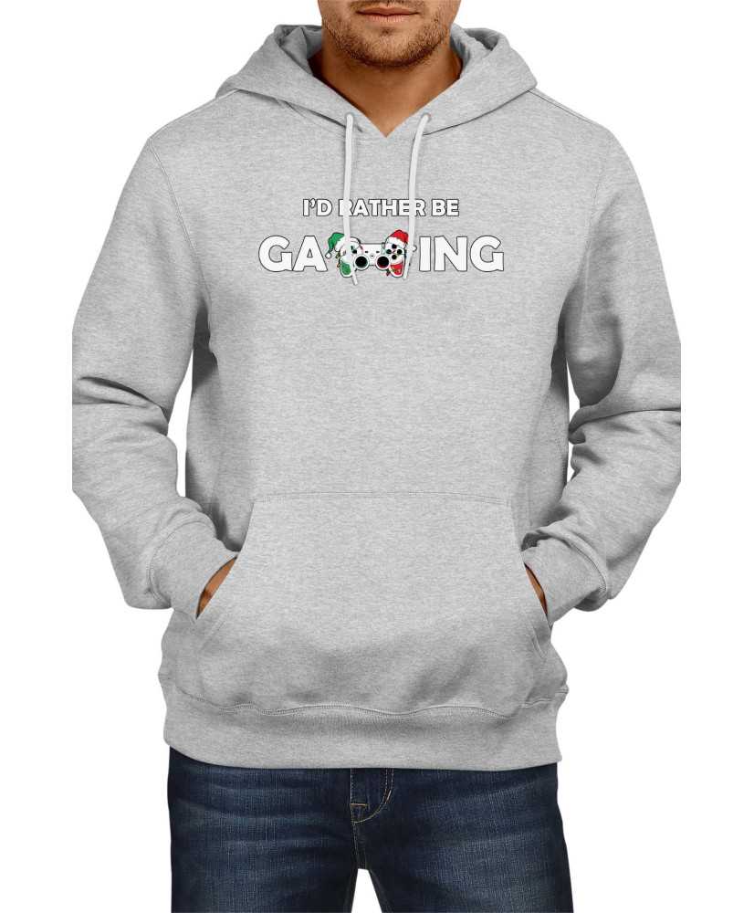 Мъжки Коледен Суитчър I Would Rather Be Gaming