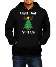 Мъжки Коледен Суитчър Light That Shit Up