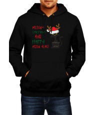 Мъжки Коледен Суитчър Meowy Christmas And Happy Meow Year