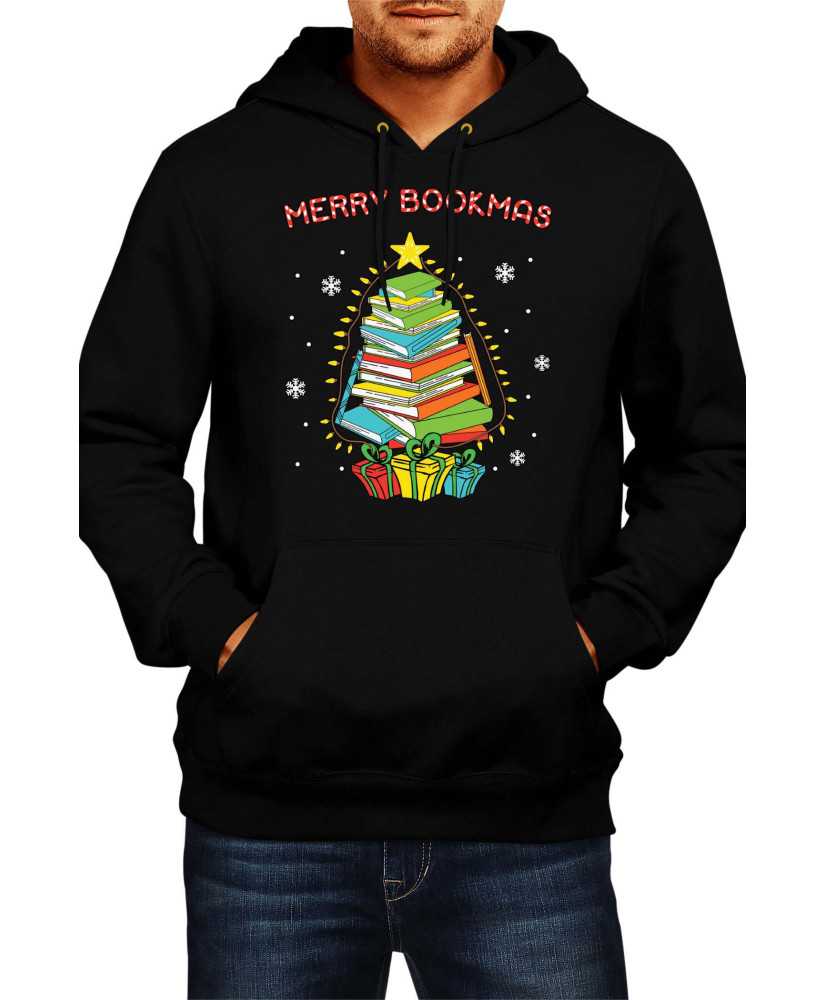 Мъжки Коледен Суитчър Merry Bookmas