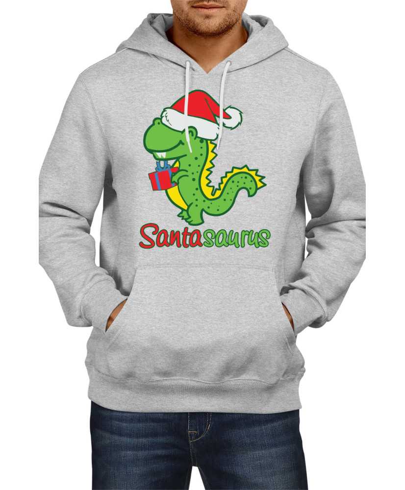 Мъжки Коледен Суитчър Santasaurus